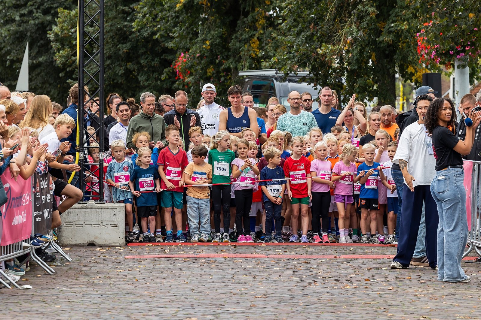 Kidsrun tijdens Marathon Sneek 2026